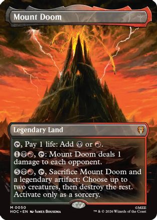 Mount Doom (HOC-050) [The Hobbit: Eternal-Legal] Foil MTG Single Wizards of the Coast