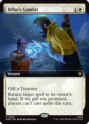 Bilbo's Gambit (HOB-285) [The Hobbit] Foil MTG Single Wizards of the Coast