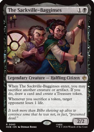 The Sackville-Bagginses (HOB-083) [The Hobbit] MTG Single Wizards of the Coast