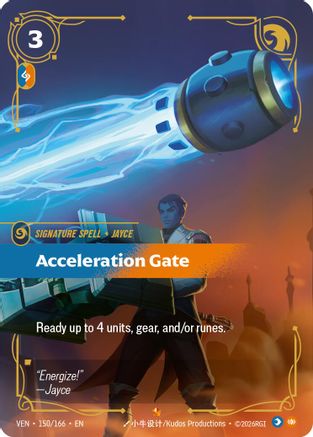 Acceleration Gate (150/166) [Vendetta] Foil Riftbound Singles Riot Games