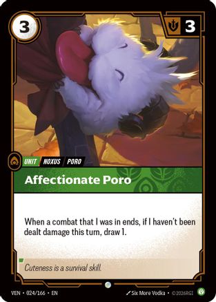Affectionate Poro (024/166) [Vendetta] Foil