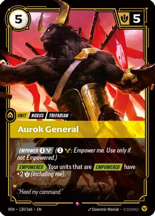 Aurok General (130/166) [Vendetta] Foil Riftbound Singles Riot Games