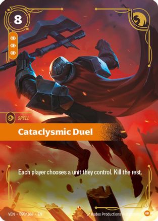 Cataclysmic Duel (090/166) [Vendetta] Foil Riftbound Singles Riot Games