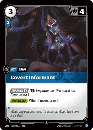 Covert Informant (057/166) [Vendetta] Foil