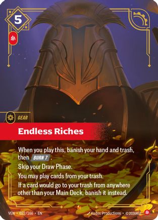 Endless Riches (022/166) [Vendetta] Foil Riftbound Singles Riot Games