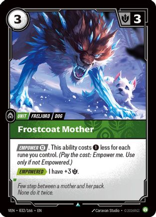 Frostcoat Mother (032/166) [Vendetta] Foil