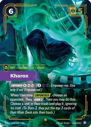 Kharox (114/166) [Vendetta] Foil Riftbound Singles Riot Games