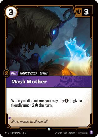 Mask Mother (094/166) [Vendetta] Foil Riftbound Singles Riot Games