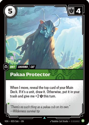 Pakaa Protector (033/166) [Vendetta] Foil Riftbound Singles Riot Games