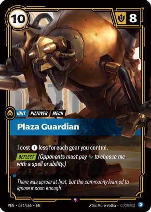 Plaza Guardian (064/166) [Vendetta] Foil Riftbound Singles Riot Games