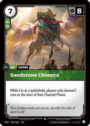 Sandstone Chimera (036/166) [Vendetta] Foil