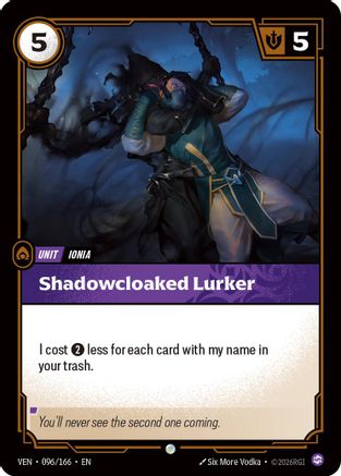 Shadowblade Lurker (096/166) [Vendetta] Foil Riftbound Singles Riot Games