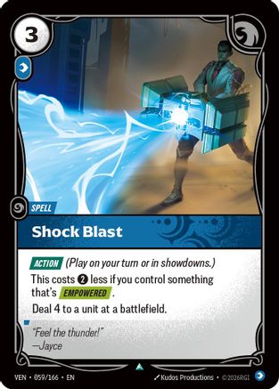 Shock Blast (059/166) [Vendetta] Riftbound Singles Riot Games