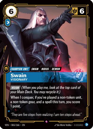 Swain, Visionary (065/166) [Vendetta] Foil Riftbound Singles Riot Games