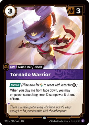 Tornado Warrior (099/166) [Vendetta] Riftbound Singles Riot Games