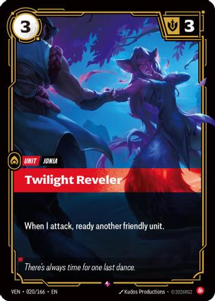 Twilight Reveler (020/166) [Vendetta] Foil Riftbound Singles Riot Games