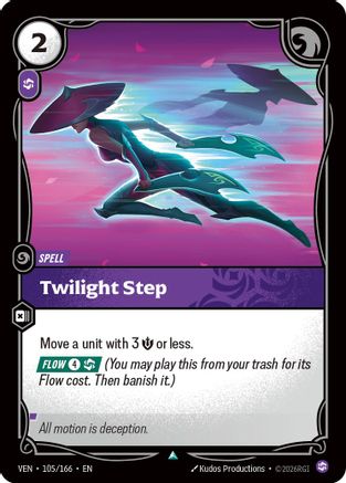 Twilight Step (105/166) [Vendetta] Foil Riftbound Singles Riot Games