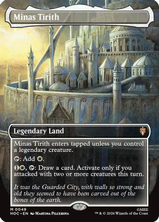 Minas Tirith (HOC-049) [The Hobbit: Eternal-Legal] Foil MTG Single Wizards of the Coast