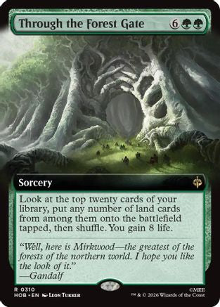 Through the Forest Gate (HOB-310) [The Hobbit] MTG Single Wizards of the Coast