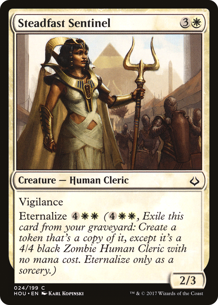 Steadfast Sentinel (HOU-024) [Hour of Devastation] MTG Single Wizards of the Coast