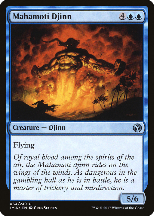 Mahamoti Djinn (IMA-064) [Iconic Masters] MTG Single Wizards of the Coast