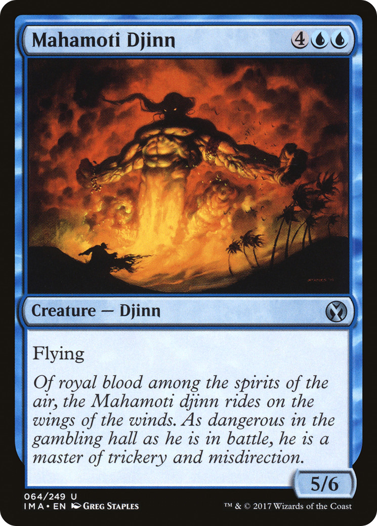 Mahamoti Djinn (IMA-064) [Iconic Masters] Foil MTG Single Wizards of the Coast