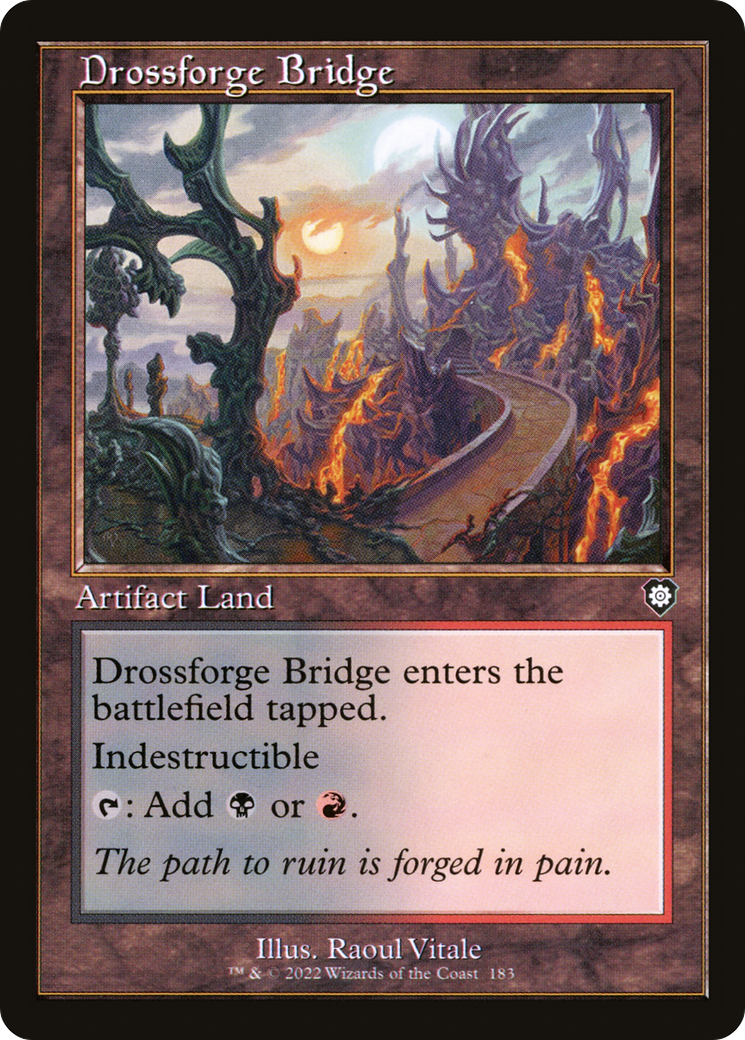 Drossforge Bridge (BRC-183) [The Brothers' War Commander] MTG Single Wizards of the Coast