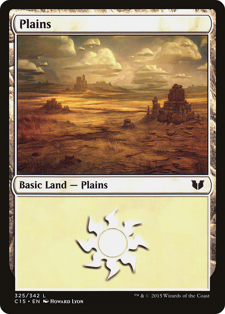 Plains (C15-325) [Commander 2015] MTG Single Wizards of the Coast