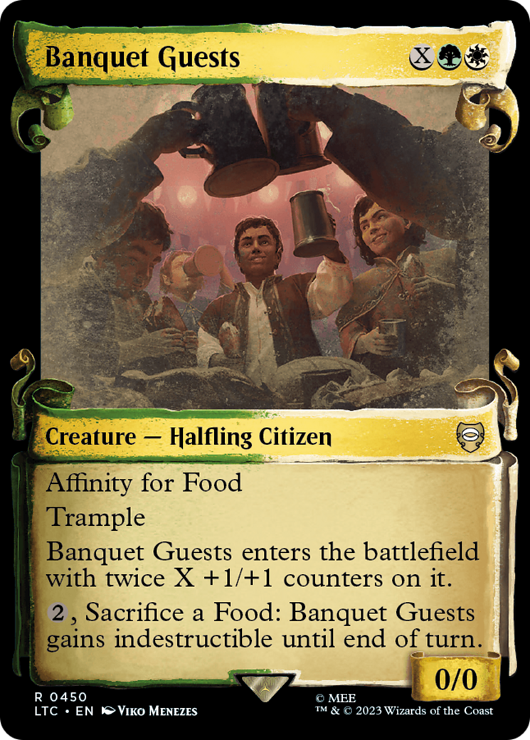 Banquet Guests (LTC-450) [Tales of Middle-earth Commander] (Showcase) MTG Single Wizards of the Coast