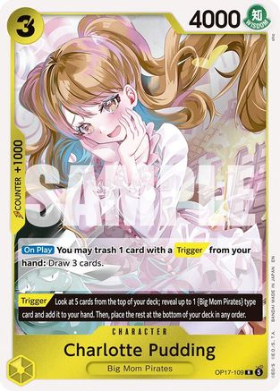 Charlotte Pudding (OP17-109)  [The World's Strongest Warriors] Foil