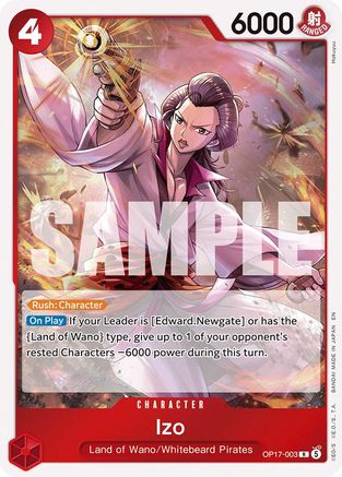 Izo (OP17-003)  [The World's Strongest Warriors] Foil