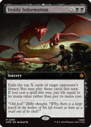 Inside Information (HOB-296) [The Hobbit] MTG Single Wizards of the Coast