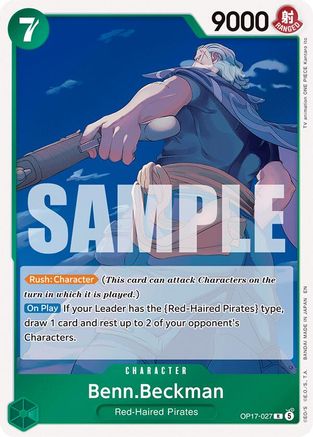 Benn.Beckman (OP17-027)  [The World's Strongest Warriors] Foil