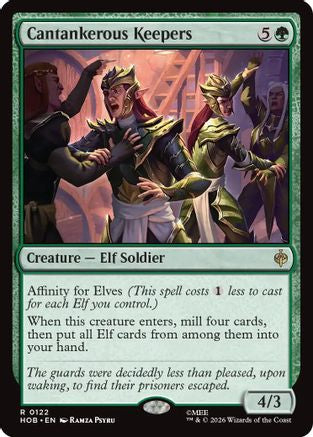 Cantankerous Keepers (HOB-122) [The Hobbit] Foil MTG Single Wizards of the Coast