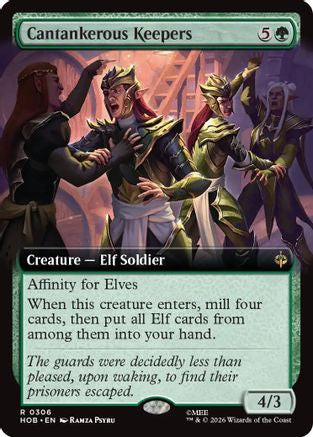Cantankerous Keepers (HOB-306) [The Hobbit] Foil MTG Single Wizards of the Coast
