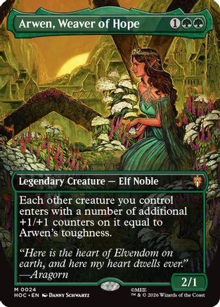 Arwen, Weaver of Hope (HOC-024) [The Hobbit: Eternal-Legal] MTG Single Wizards of the Coast