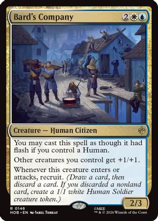 Bard's Company (HOB-146) [The Hobbit] MTG Single Wizards of the Coast