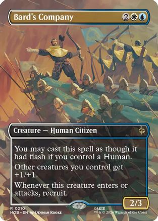 Bard's Company (HOB-210) [The Hobbit] MTG Single Wizards of the Coast