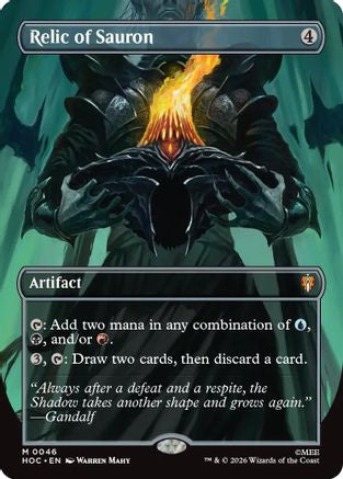 Relic of Sauron (HOC-046) [The Hobbit: Eternal-Legal] Foil MTG Single Wizards of the Coast