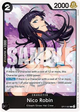 Nico Robin (OP17-087)  [The World's Strongest Warriors] Foil