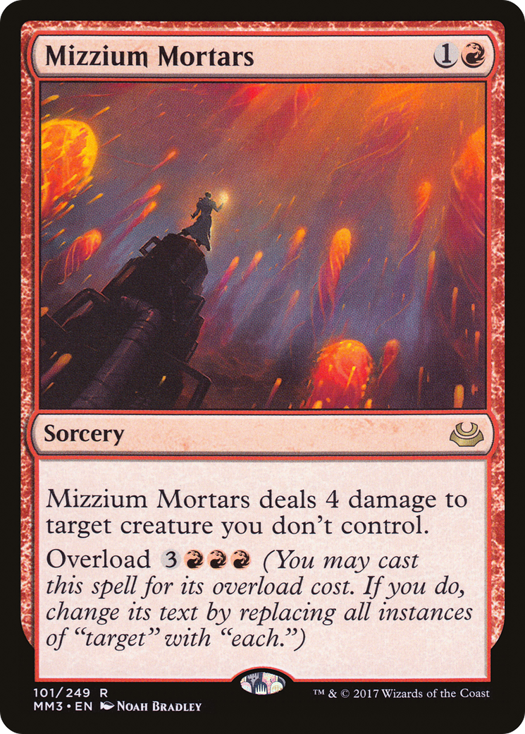 Mizzium Mortars (MM3-101) [Modern Masters 2017] Foil MTG Single Modern Masters 2017