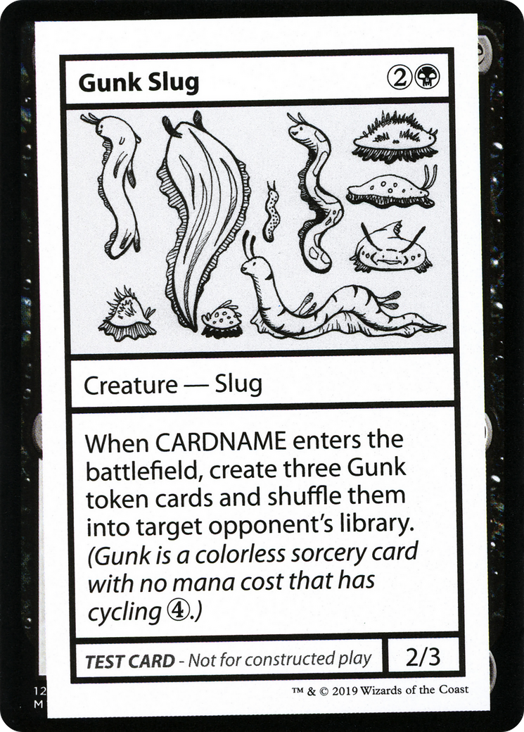Gunk Slug (CMB1-043) [Mystery Booster] Playtest Cards 2021 MTG Single Wizards of the Coast