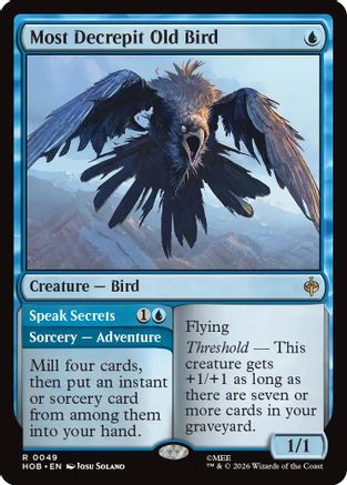 Most Decrepit Old Bird (HOB-049) [The Hobbit] Foil MTG Single Wizards of the Coast