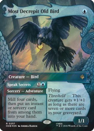 Most Decrepit Old Bird (Surge Foil) (HOB-257) [The Hobbit] Foil MTG Single Wizards of the Coast