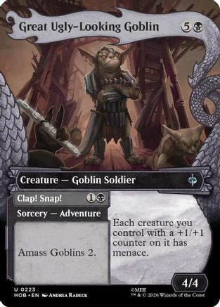 Great Ugly-Looking Goblin (HOB-223) [The Hobbit] Foil MTG Single Wizards of the Coast