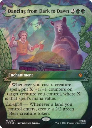 Dancing from Dark to Dawn (Surge Foil) (HOB-267) [The Hobbit] Foil MTG Single Wizards of the Coast