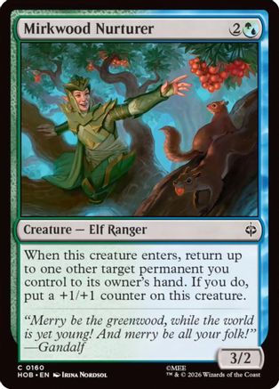 Mirkwood Nurturer (HOB-160) [The Hobbit] Foil MTG Single Wizards of the Coast