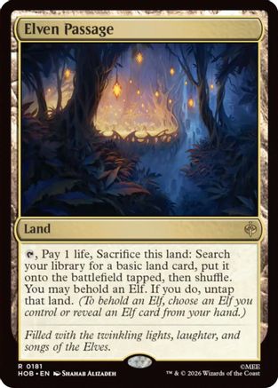 Elven Passage (HOB-181) [The Hobbit] MTG Single Wizards of the Coast