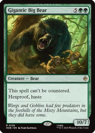 Gigantic Big Bear (HOB-126) [The Hobbit] MTG Single Wizards of the Coast