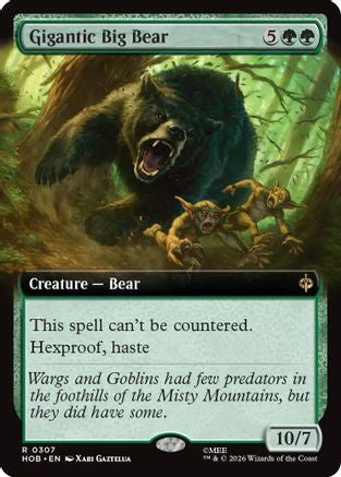 Gigantic Big Bear (HOB-307) [The Hobbit] MTG Single Wizards of the Coast